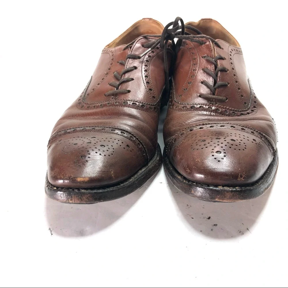Church’s brown leather dress Oxfords size 12 - Picture 4 of 7